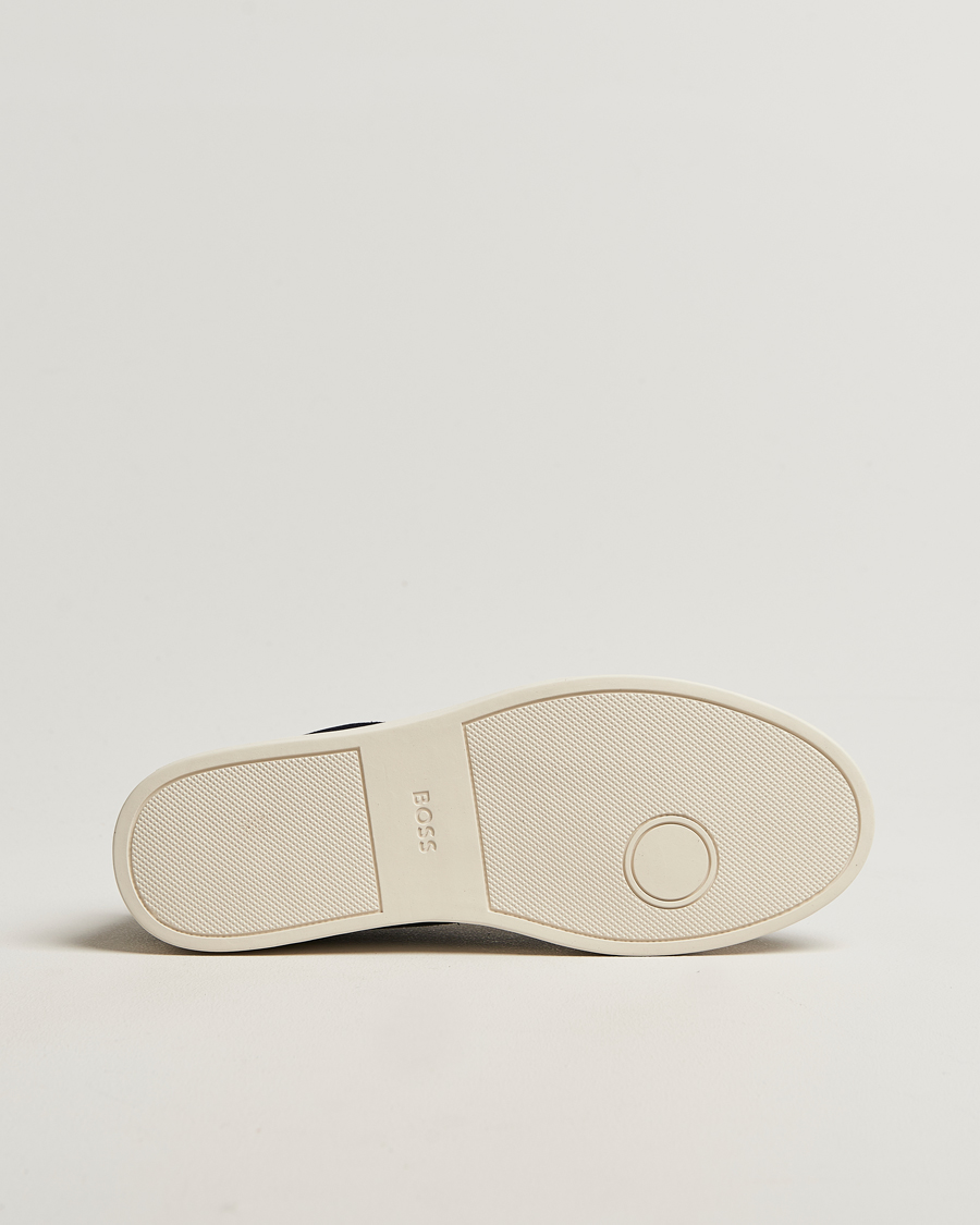 Heren | Sneakers | BOSS BLACK | Kieran Suede Sneaker Dark Blue