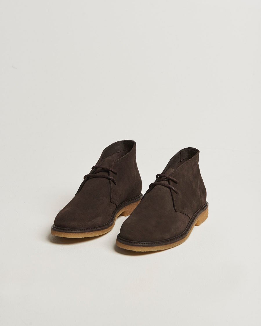 Heren | Laarzen | BOSS BLACK | Kope Suede Desert Boots Dark Brown