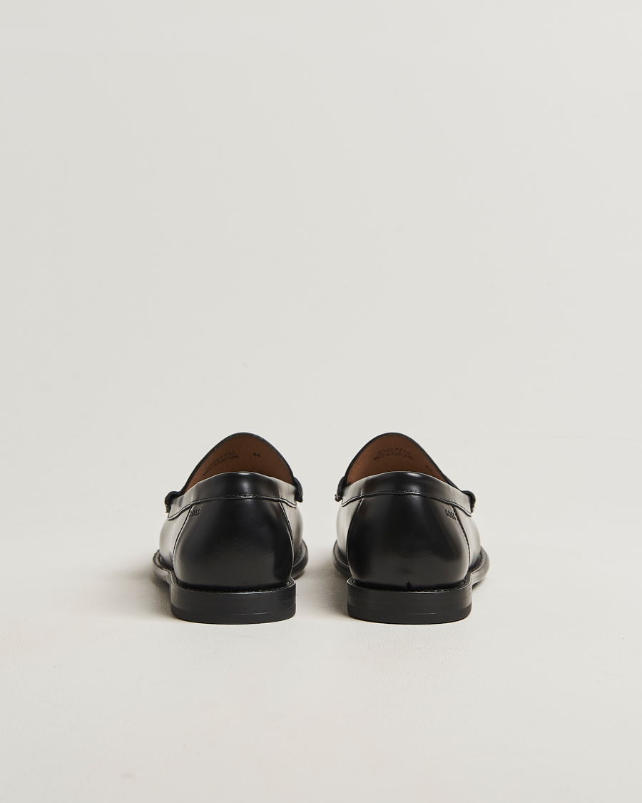 Heren | Instappers | BOSS BLACK | Tevan Leather Moccasin Black