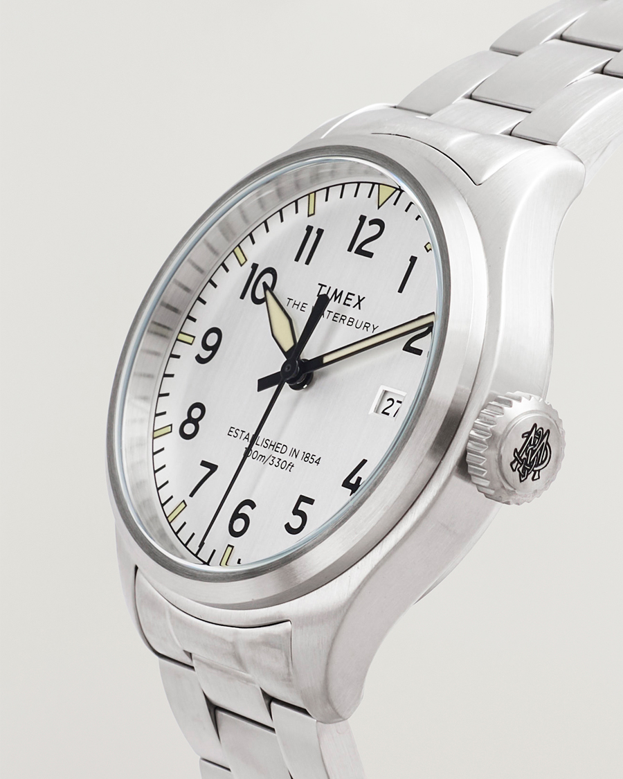 Heren | Timex Waterbury Ace 3-Hand 41mm Silver Dial | Timex | Waterbury Ace 3-Hand 41mm Silver Dial