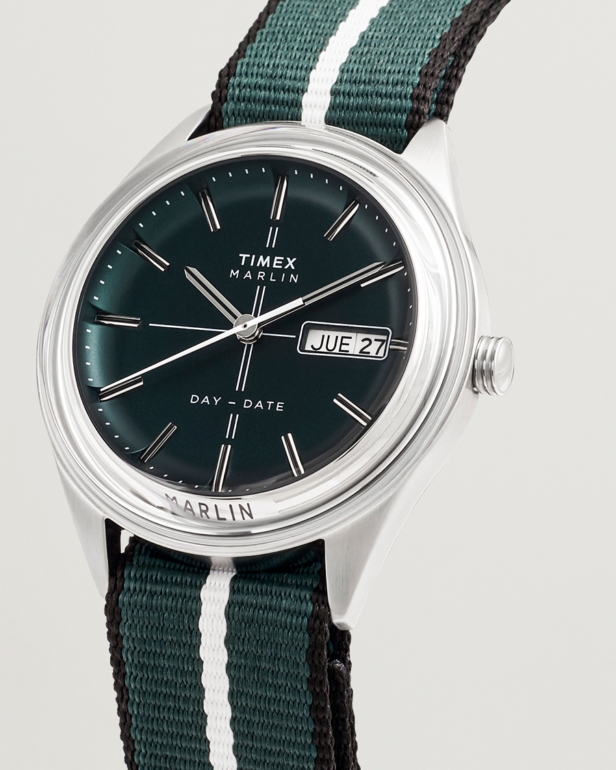 Heren | Timex Marlin Jet 3-Hand Quartz 39mm Green Dial | Timex | Marlin Jet 3-Hand Quartz 39mm Green Dial