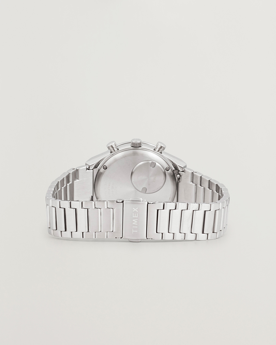 Heren | Timex Q Chronograph Tonal Sub Dials 40mm White Dial | Timex | Q Chronograph Tonal Sub Dials 40mm White Dial