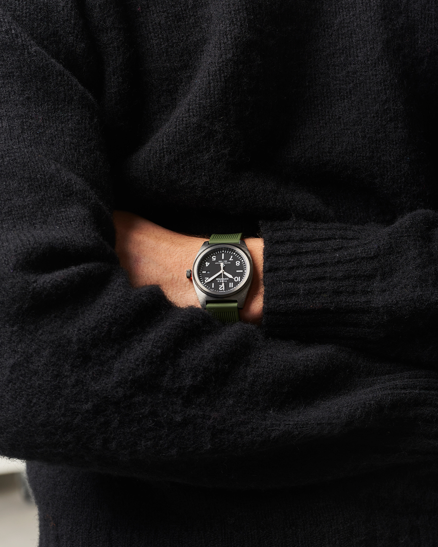 Heren | Timex Expedition Capstone Silicone Strap 39mm Black Dial | Timex | Expedition Capstone Silicone Strap 39mm Black Dial