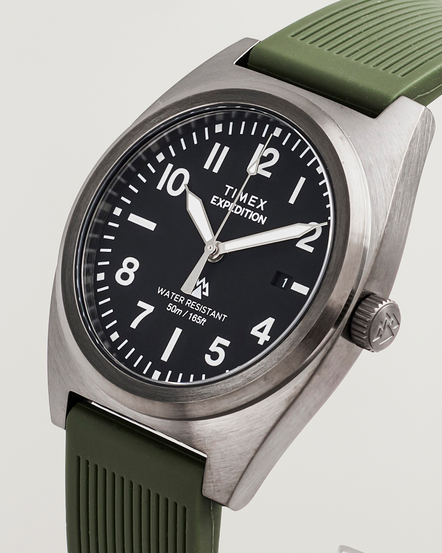 Heren | Timex Expedition Capstone Silicone Strap 39mm Black Dial | Timex | Expedition Capstone Silicone Strap 39mm Black Dial