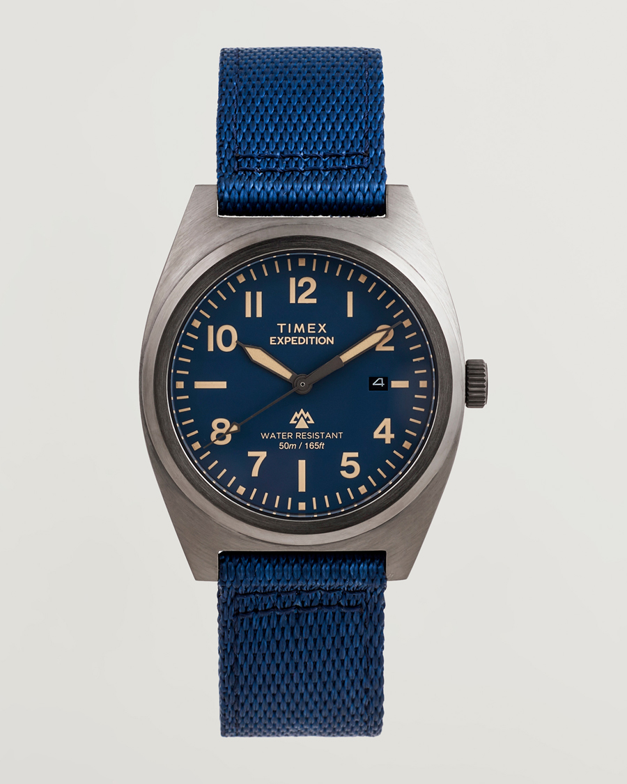 Heren | Timex Expedition Capstone rPET Strap 39mm Blue Dial | Timex | Expedition Capstone rPET Strap 39mm Blue Dial
