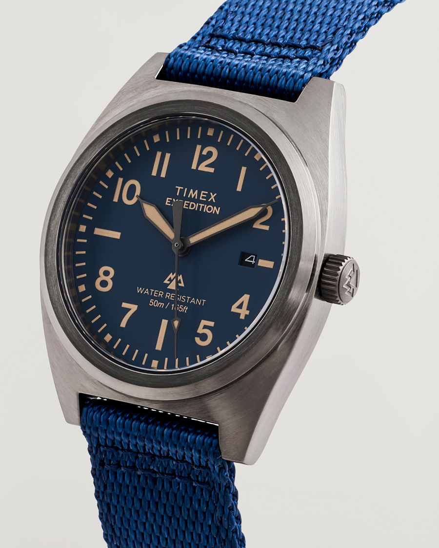 Heren | Timex Expedition Capstone rPET Strap 39mm Blue Dial | Timex | Expedition Capstone rPET Strap 39mm Blue Dial