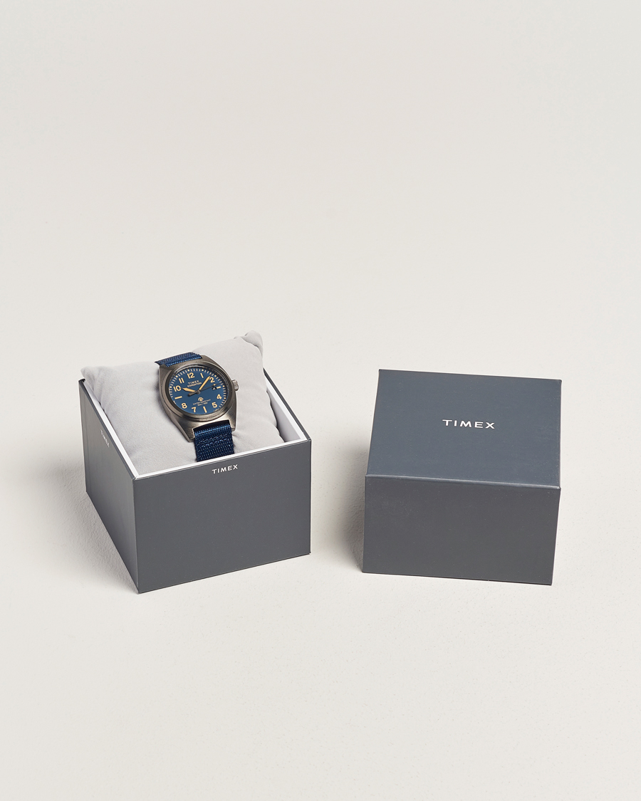 Heren | Timex Expedition Capstone rPET Strap 39mm Blue Dial | Timex | Expedition Capstone rPET Strap 39mm Blue Dial