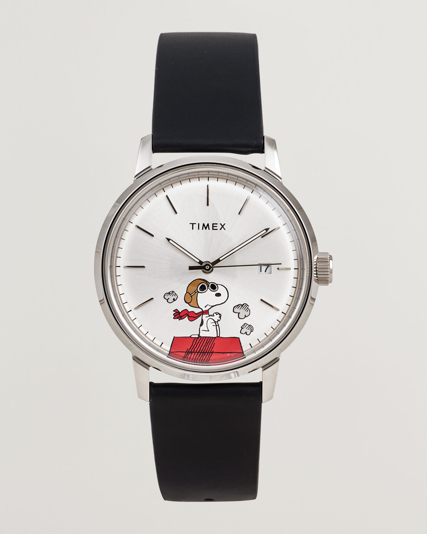 Heren | Timex Timex X Peanuts Snoopy Automatic 40mm Silver Dial | Timex | X Peanuts Snoopy Automatic 40mm Silver Dial