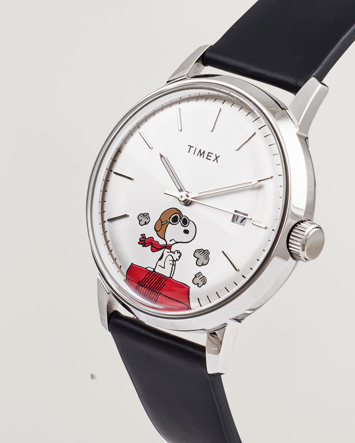 Heren | Timex Timex X Peanuts Snoopy Automatic 40mm Silver Dial | Timex | X Peanuts Snoopy Automatic 40mm Silver Dial