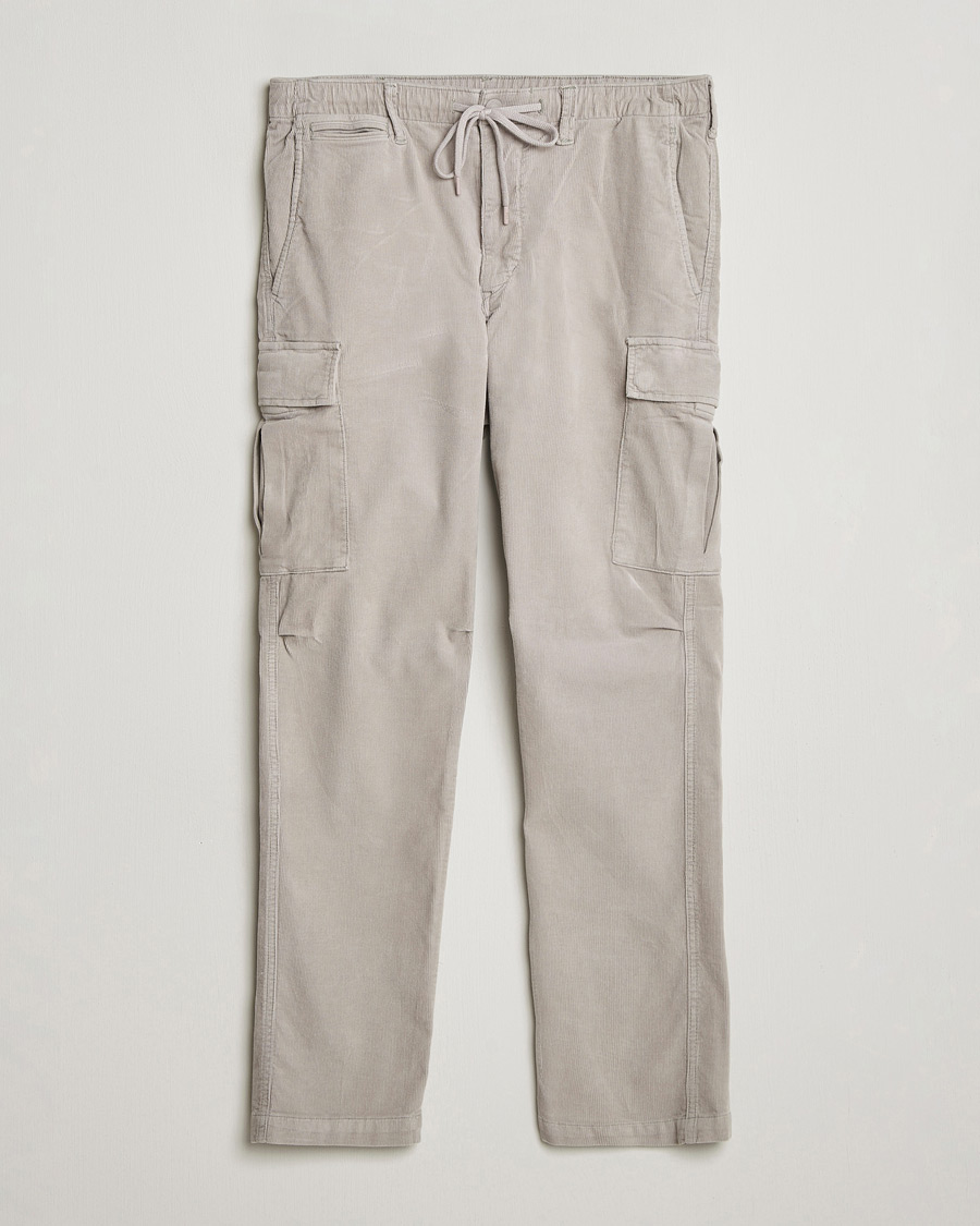 Heren | Broeken | Polo Ralph Lauren | Corduroy Cargo Pants Grey Dawn