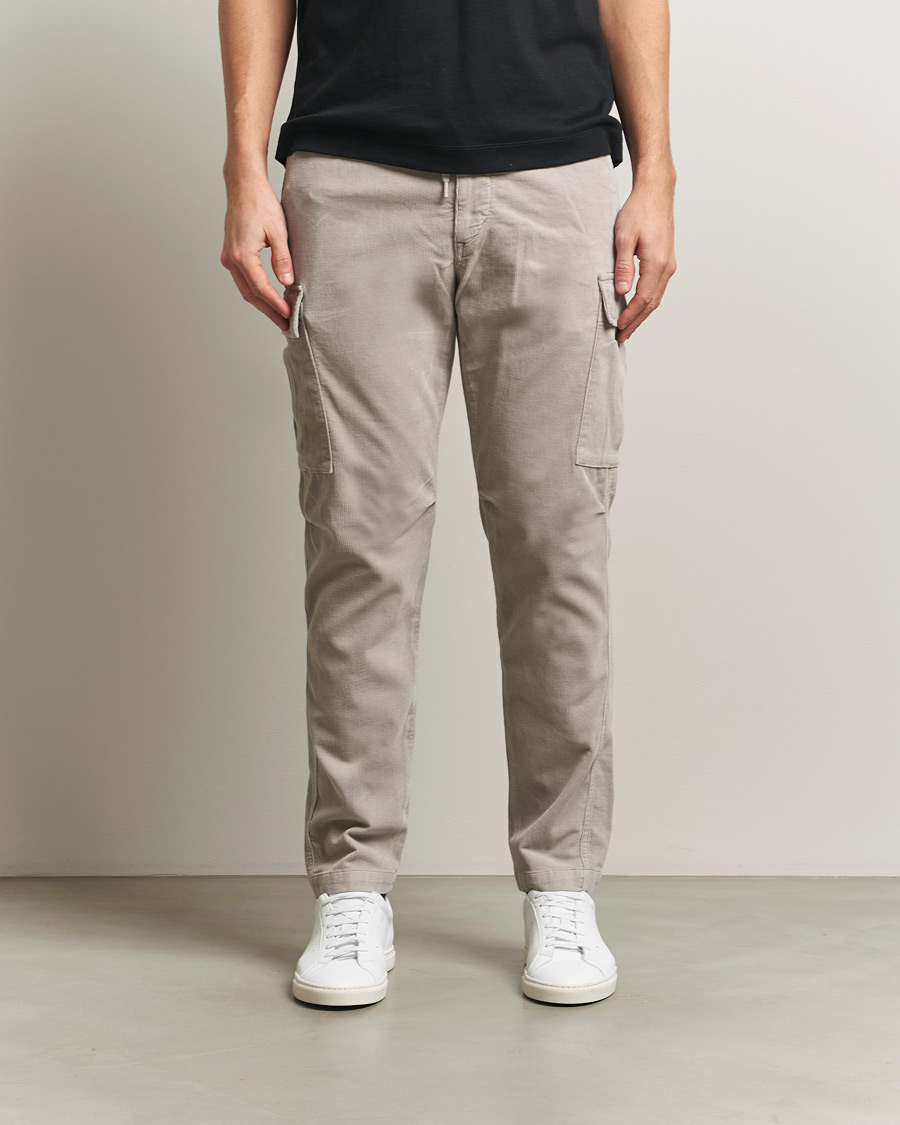 Heren | Broeken | Polo Ralph Lauren | Corduroy Cargo Pants Grey Dawn