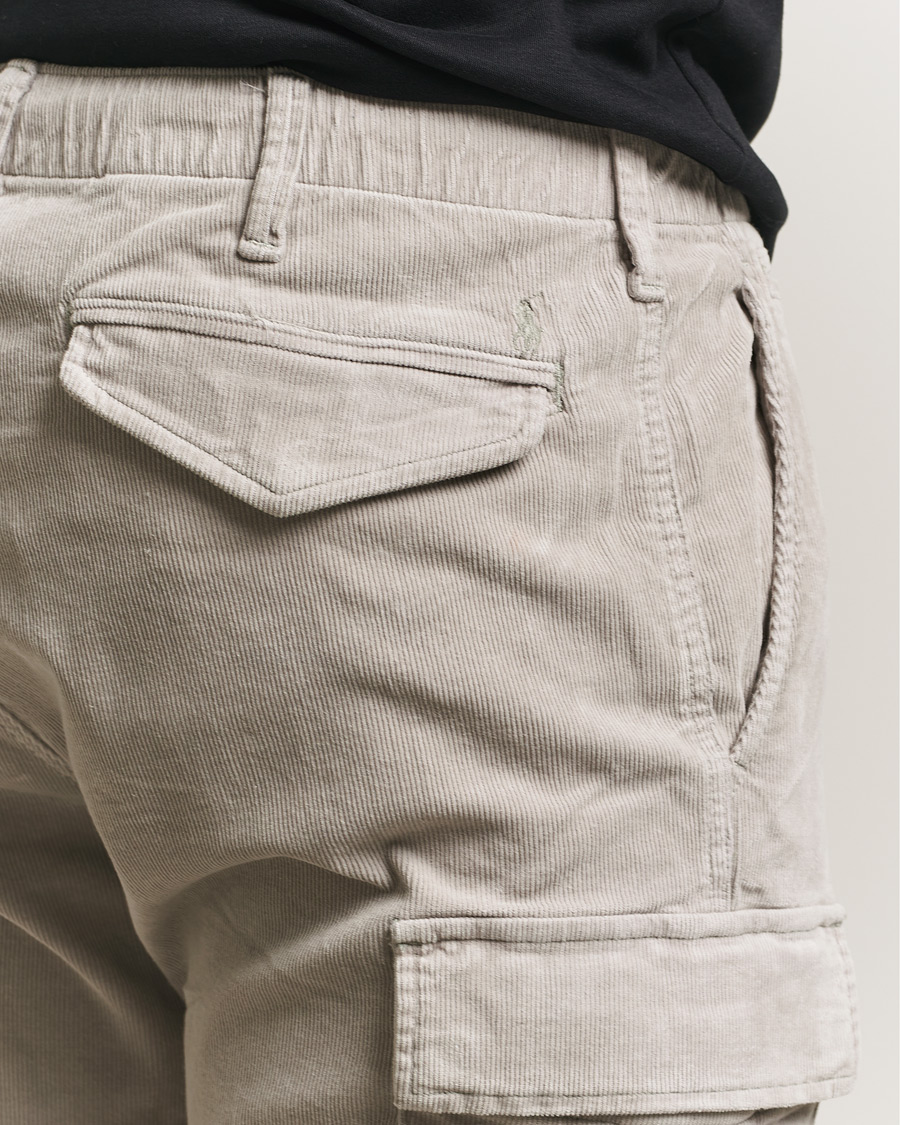 Heren | Broeken | Polo Ralph Lauren | Corduroy Cargo Pants Grey Dawn