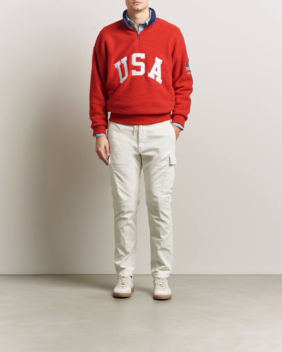 Heren | Broeken | Polo Ralph Lauren | Corduroy Cargo Pants Antique Cream