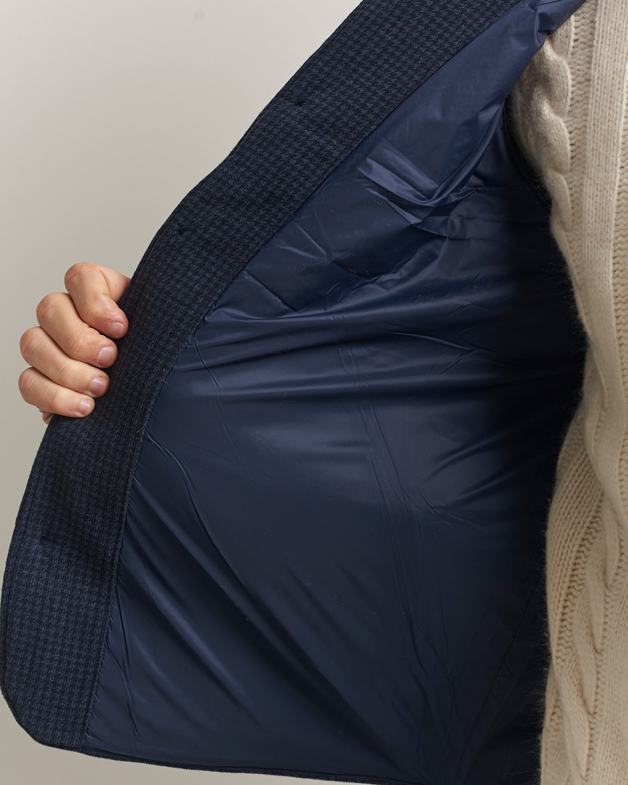 Heren | Gilets | Polo Ralph Lauren | Knitted Dogtooth Vest Winter Navy Heather