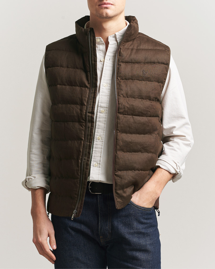 Heren | Gilets | Polo Ralph Lauren | Colden Vest Nutmeg Brown