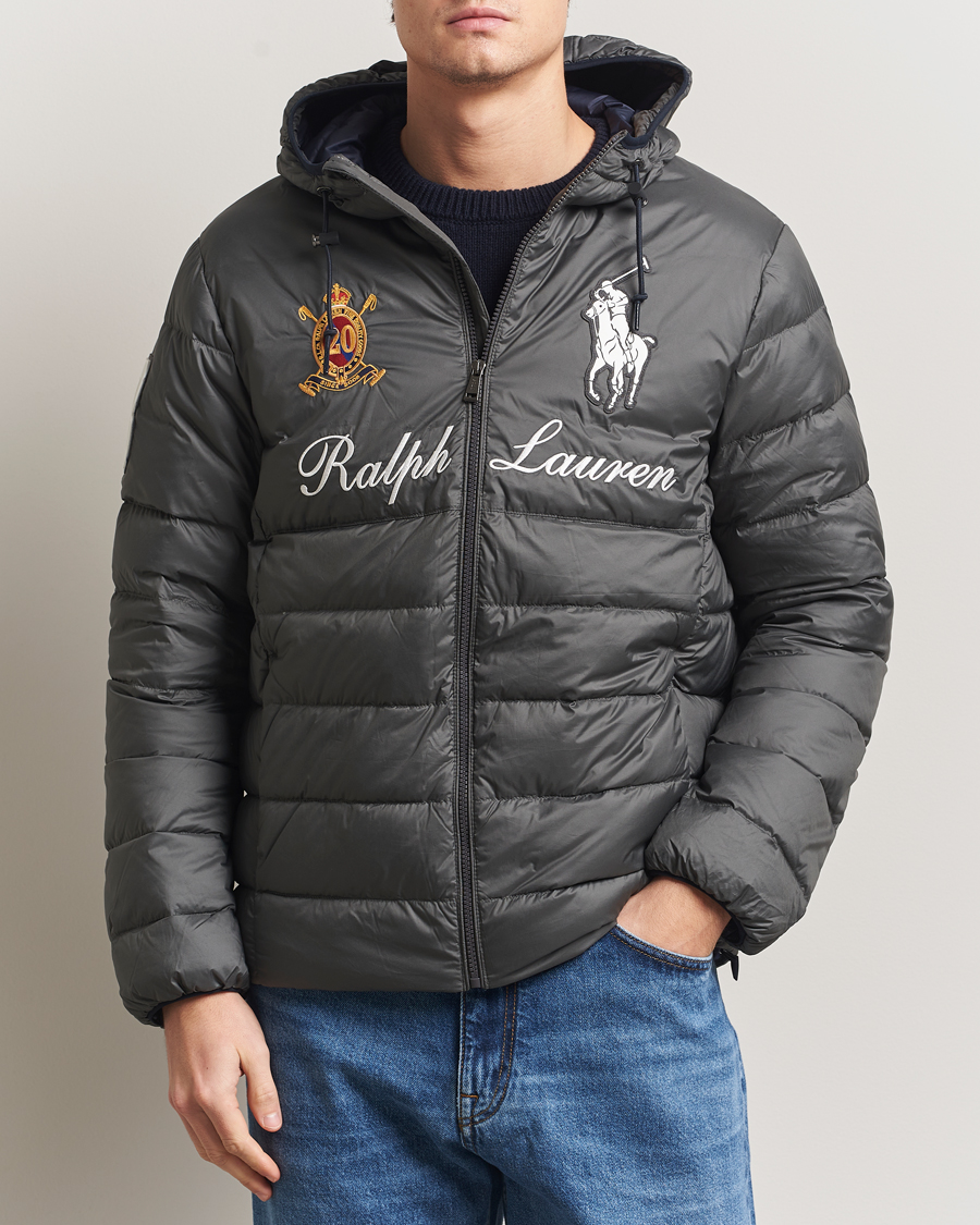 Heren | Jassen | Polo Ralph Lauren | Colden Snow Polo Hodded Jacket Charcoal Grey