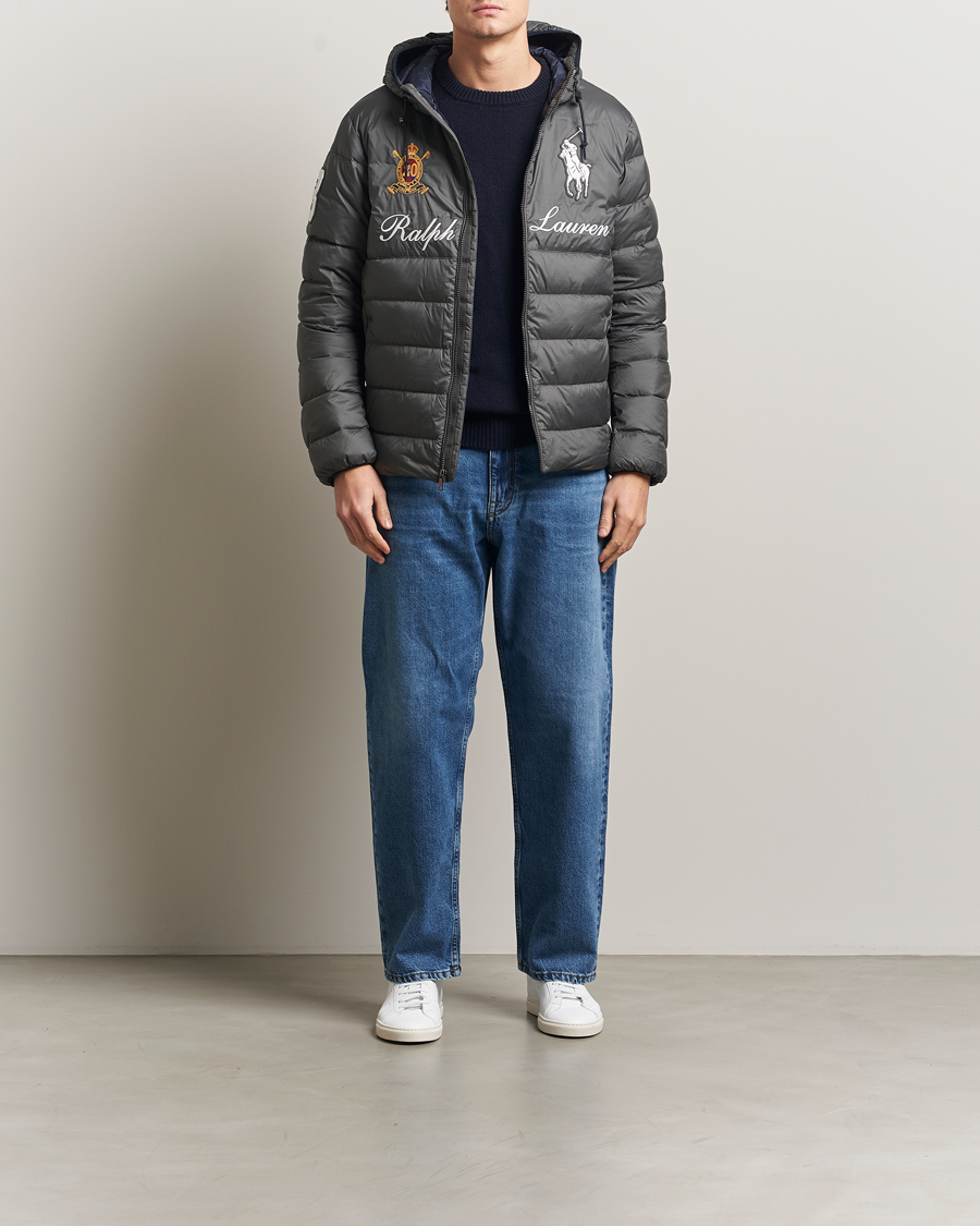 Heren | Jassen | Polo Ralph Lauren | Colden Snow Polo Hodded Jacket Charcoal Grey