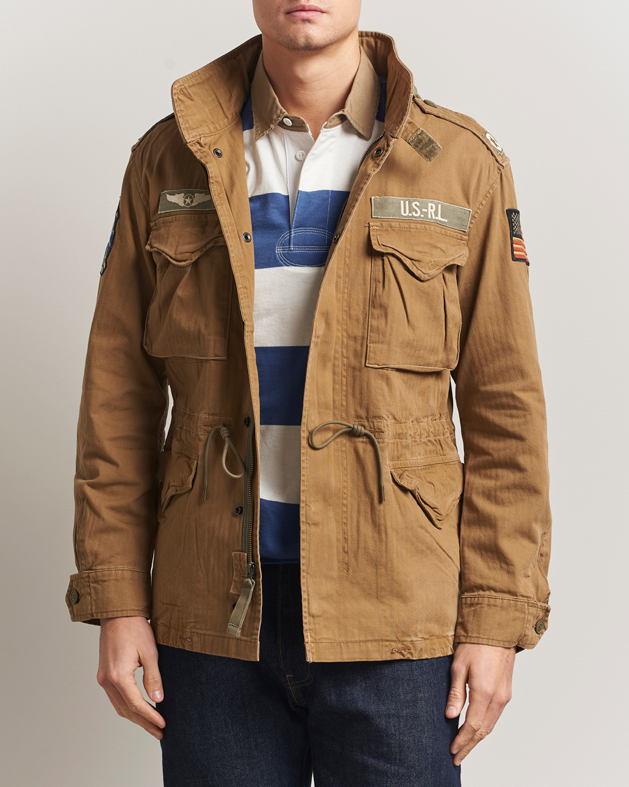 Heren | Jassen | Polo Ralph Lauren | Herringbone Field Patch Jacket Sandsurf