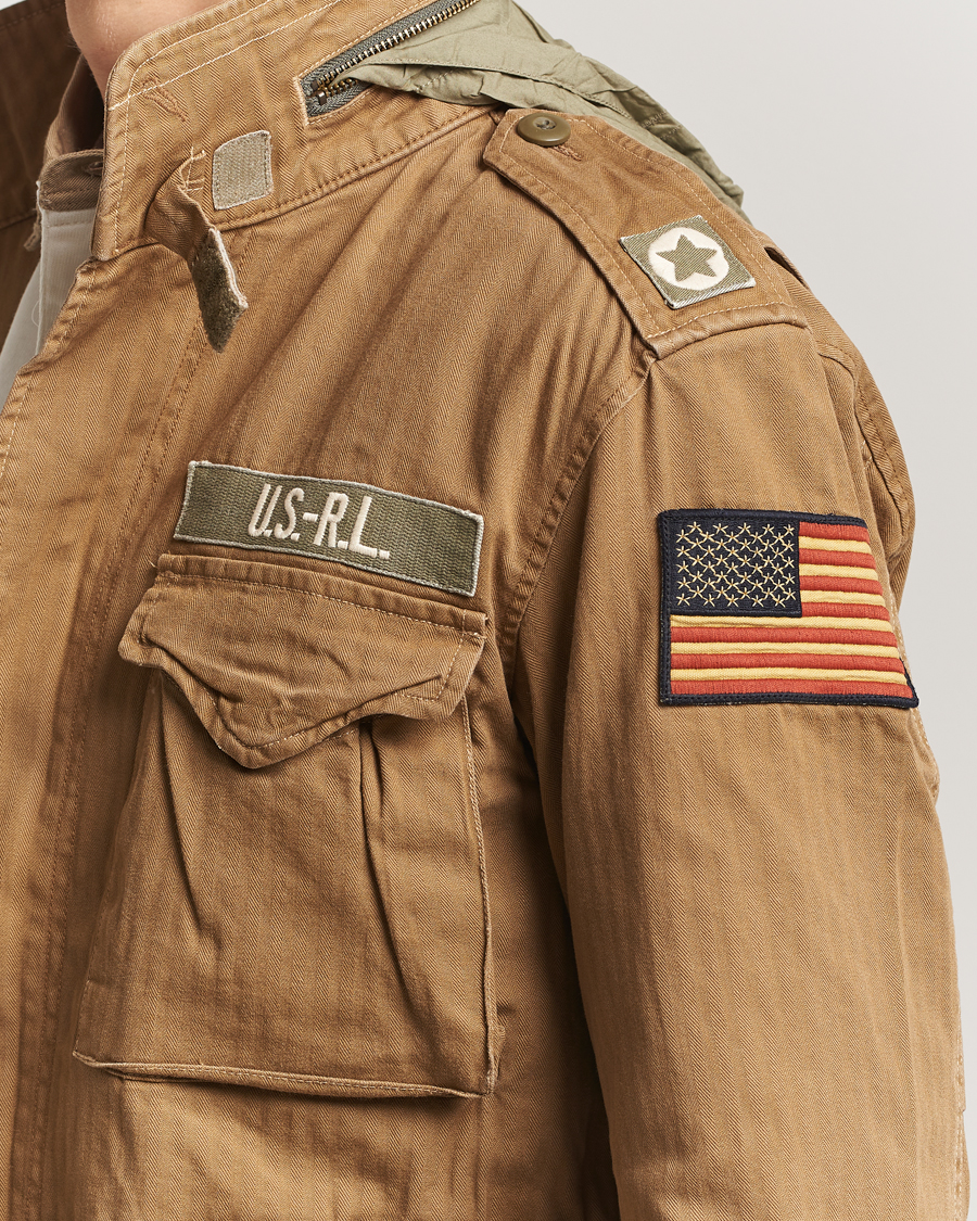 Heren | Jassen | Polo Ralph Lauren | Herringbone Field Patch Jacket Sandsurf