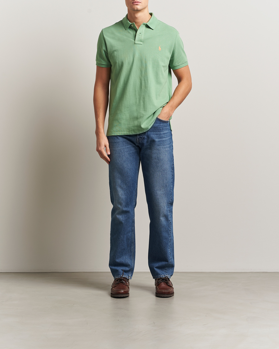 Heren | Polo's | Polo Ralph Lauren | Custom Slim Fit Polo Outback Green