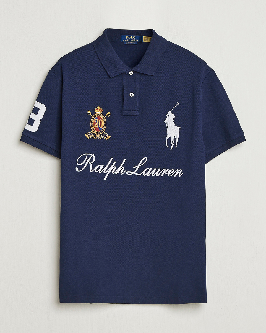 Polo Ralph Lauren Custom Slim Fit Big Pony Polo Cruise Navy | Man