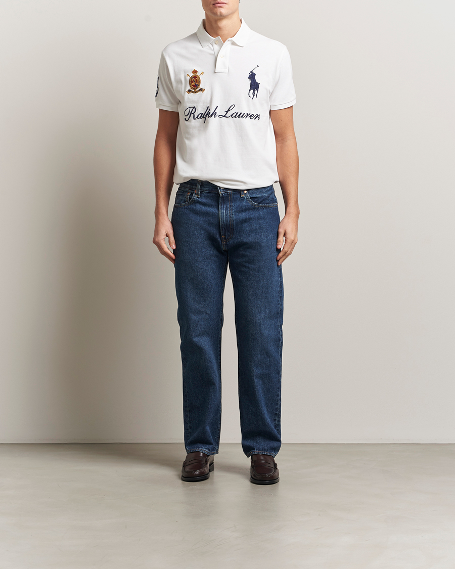 Heren | Polo's | Polo Ralph Lauren | Custom Slim Fit Big Pony Polo White
