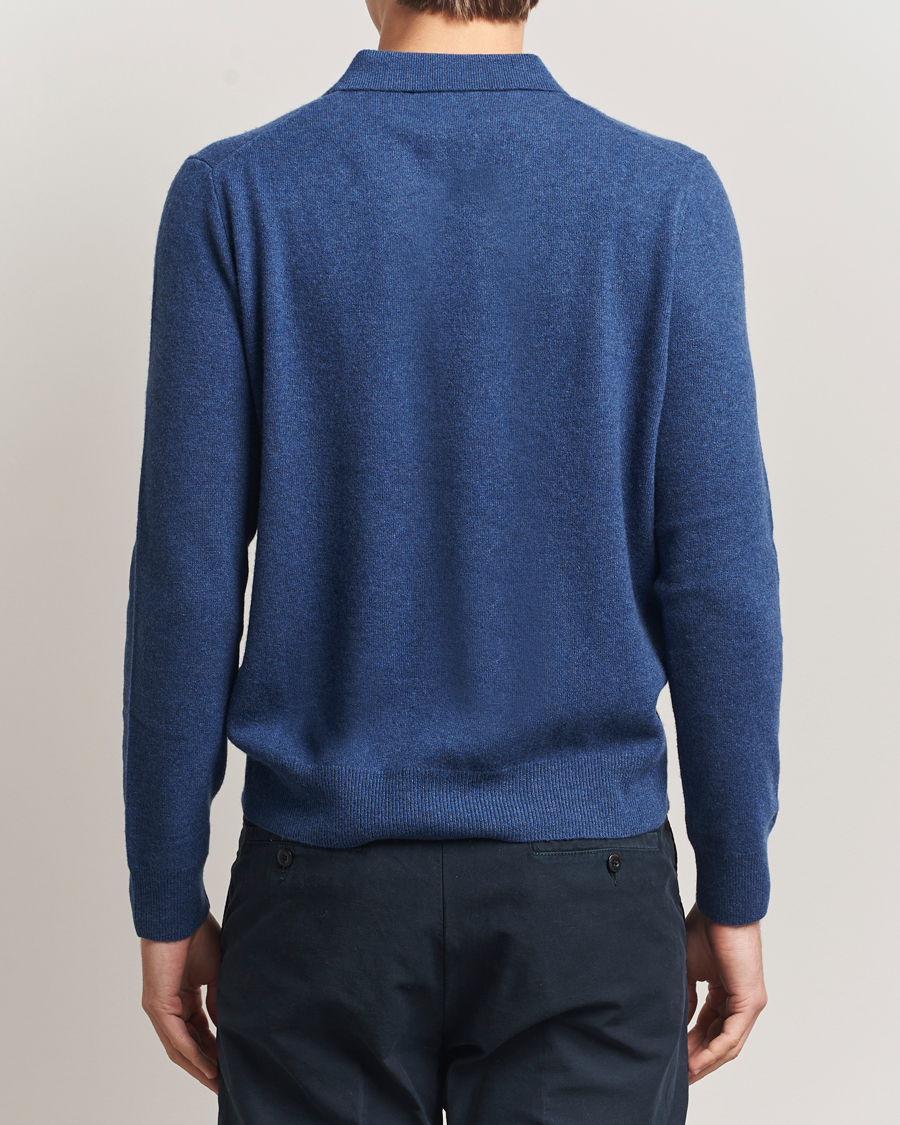 Heren | Polo's | Polo Ralph Lauren | Washed Long Sleeve Bear Polo Rustic Navy Heather