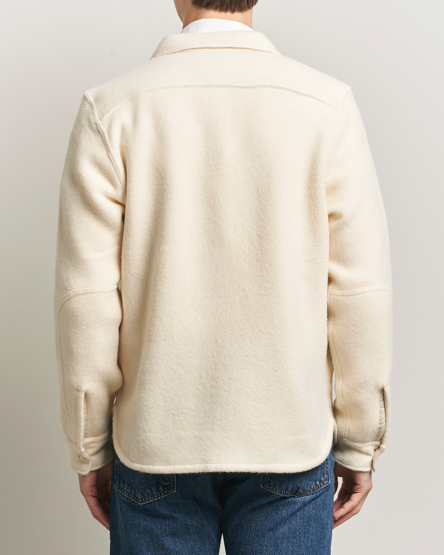 Heren | Overhemden | Polo Ralph Lauren | Felted Wool Pocket Shirt Andover Cream