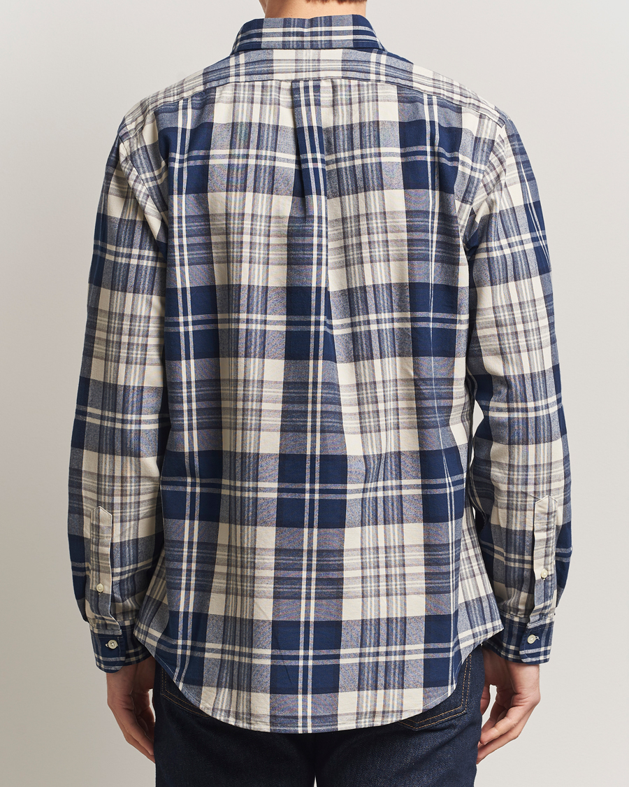 Heren | Overhemden | Polo Ralph Lauren | Custom Fit Checked Shirt White/Navy Multi