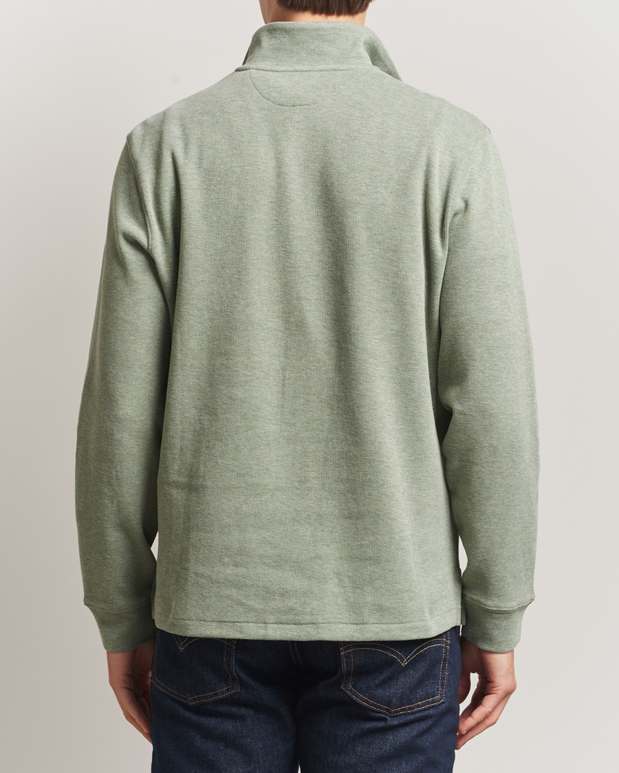Heren | Truien | Polo Ralph Lauren | Double Knitted Half Zip Greenery Heather