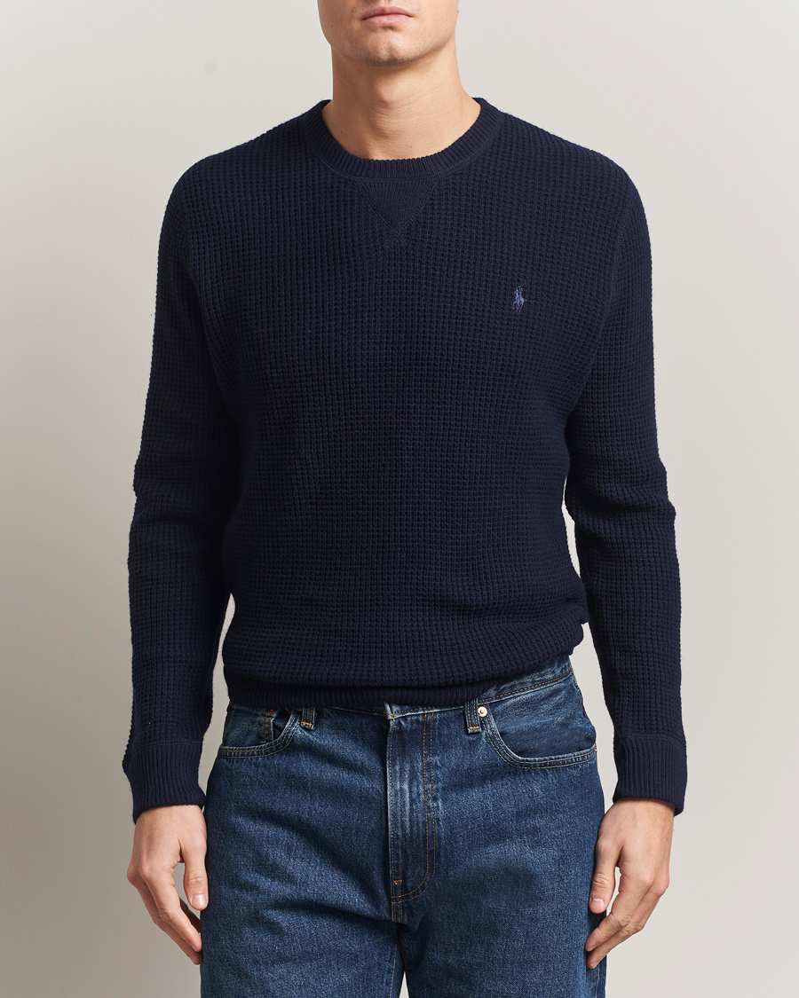 Heren | Truien | Polo Ralph Lauren | Cotton/Wool Pullover Hunter Navy