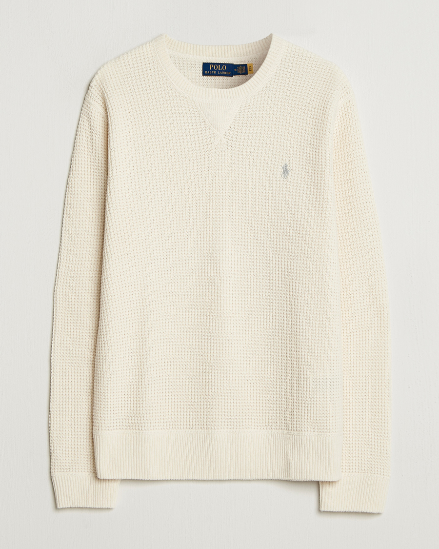 Heren | Truien | Polo Ralph Lauren | Cotton/Wool Pullover Andover Cream