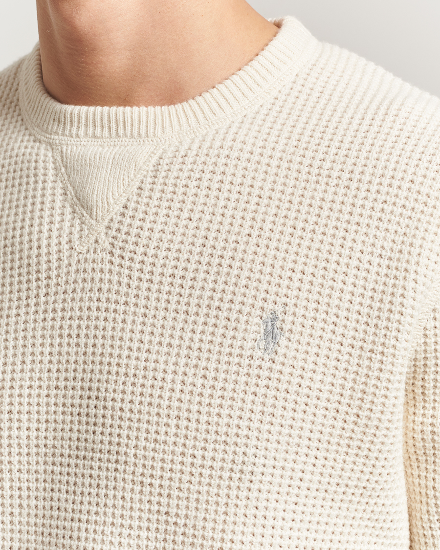 Heren | Truien | Polo Ralph Lauren | Cotton/Wool Pullover Andover Cream