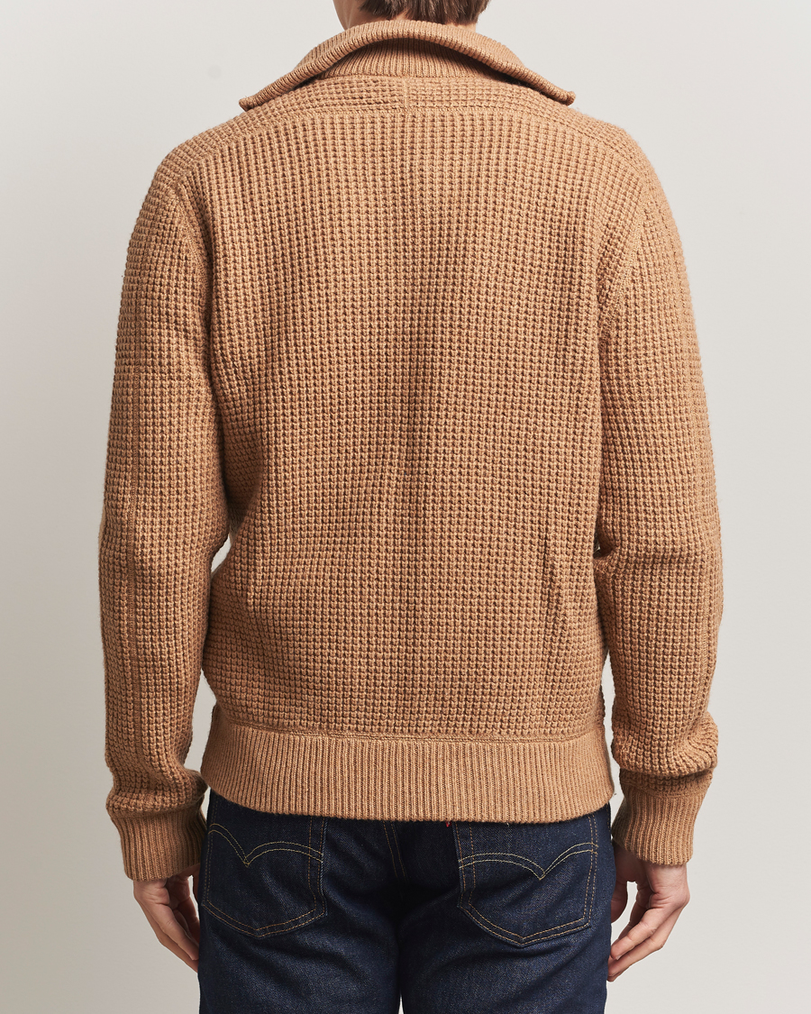 Heren | Truien | Polo Ralph Lauren | Cotton/Wool Full Zip Brown Sugar Melange
