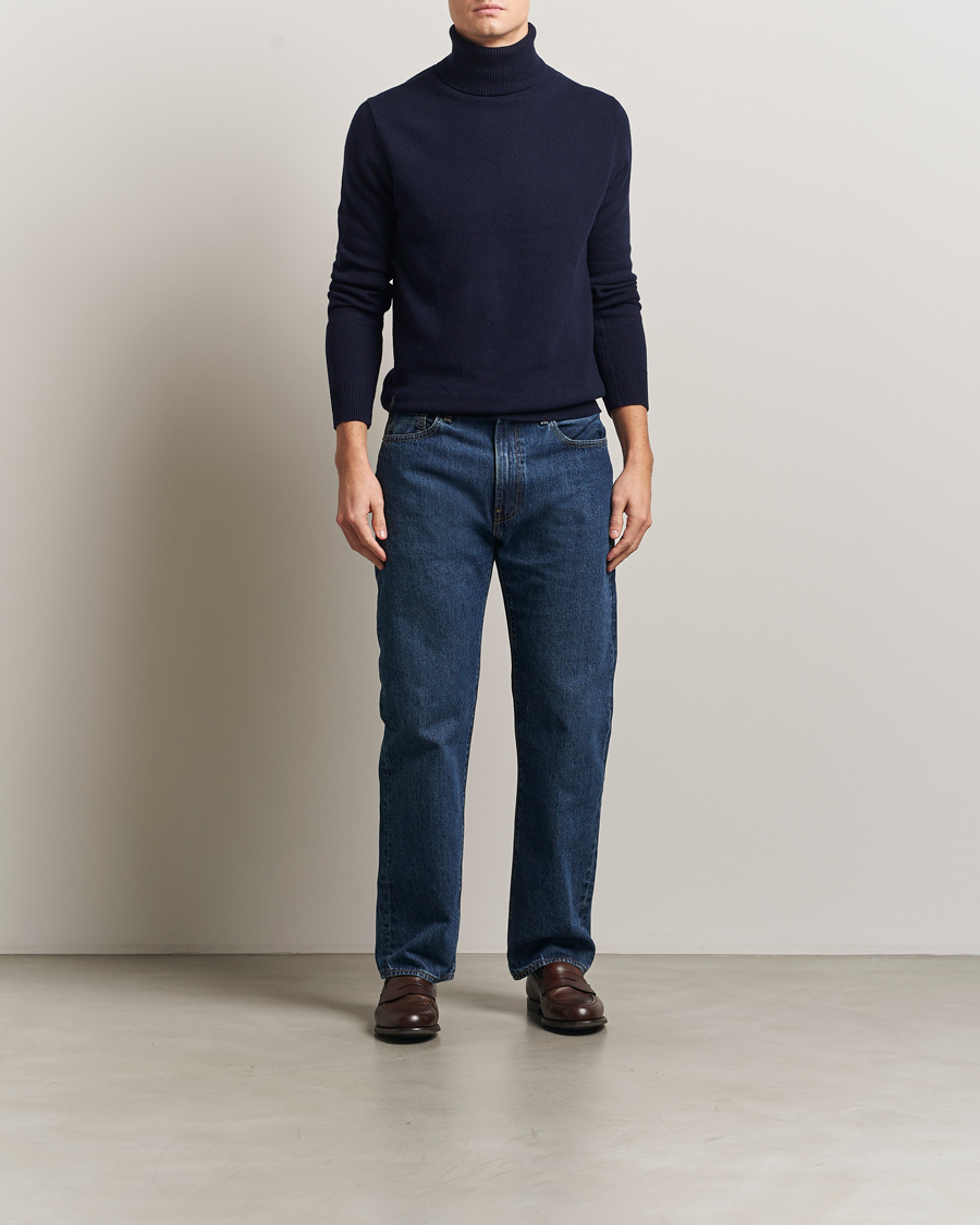 Heren | Truien | Polo Ralph Lauren | Cotton/Wool Rollneck Hunter Navy