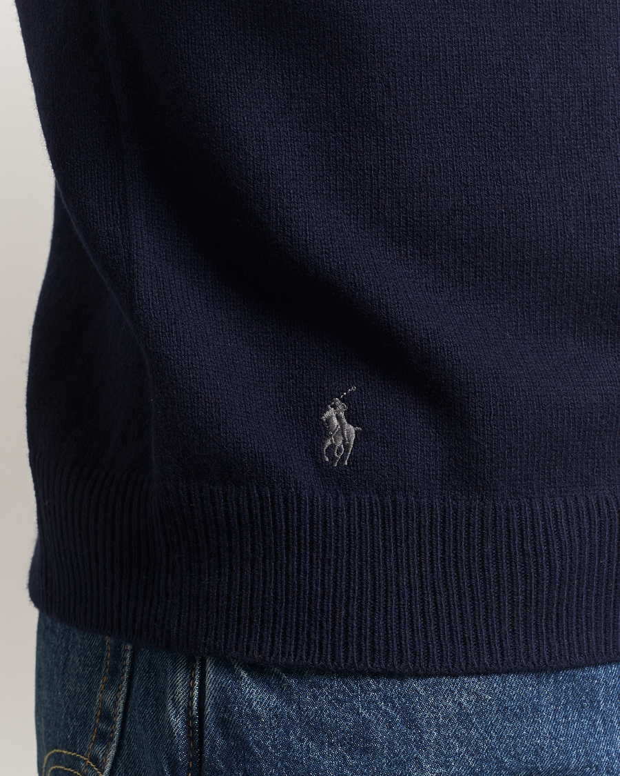 Heren | Truien | Polo Ralph Lauren | Cotton/Wool Rollneck Hunter Navy