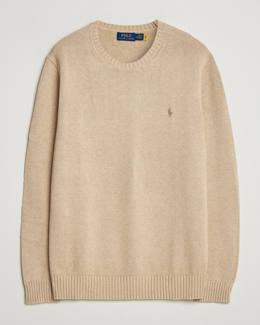 Heren | Truien | Polo Ralph Lauren | Cotton Crew Neck Sweater Dune Melange