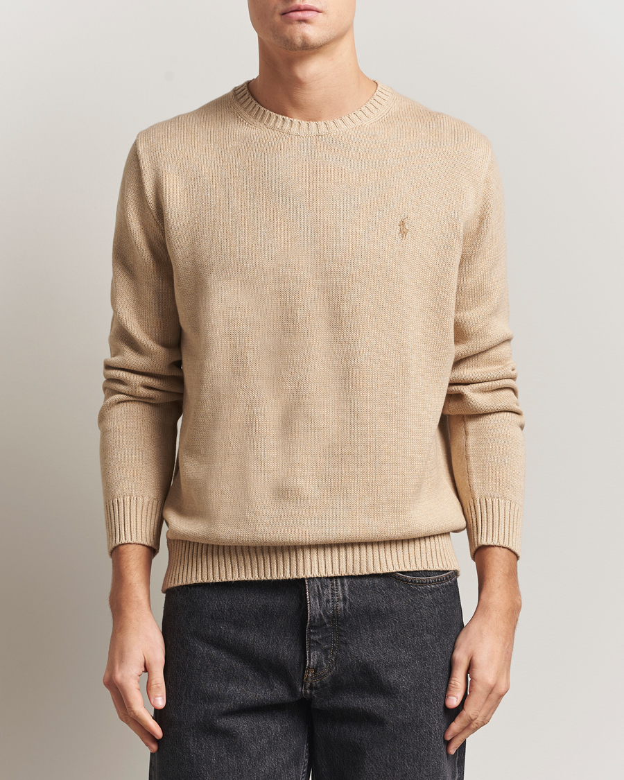 Heren | Truien | Polo Ralph Lauren | Cotton Crew Neck Sweater Dune Melange