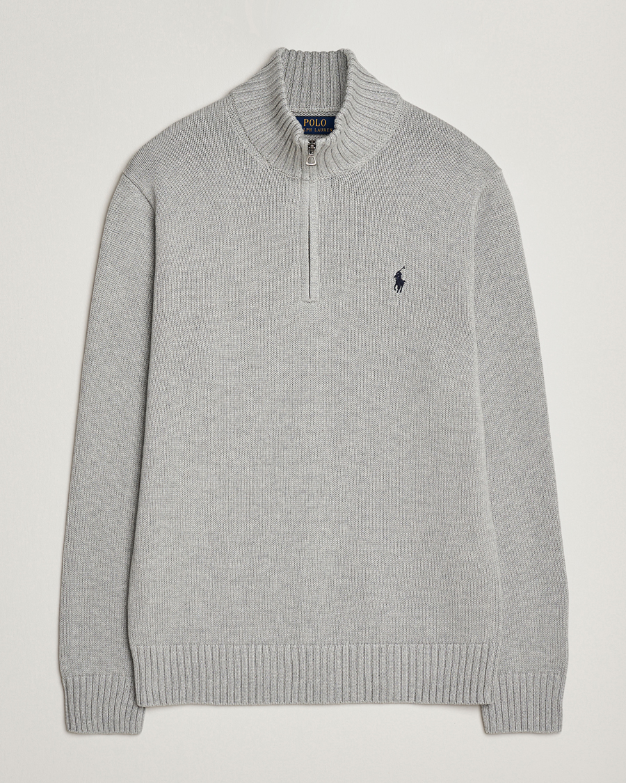 Heren | Truien | Polo Ralph Lauren | Cotton Pullover Half Zip Andover Heather