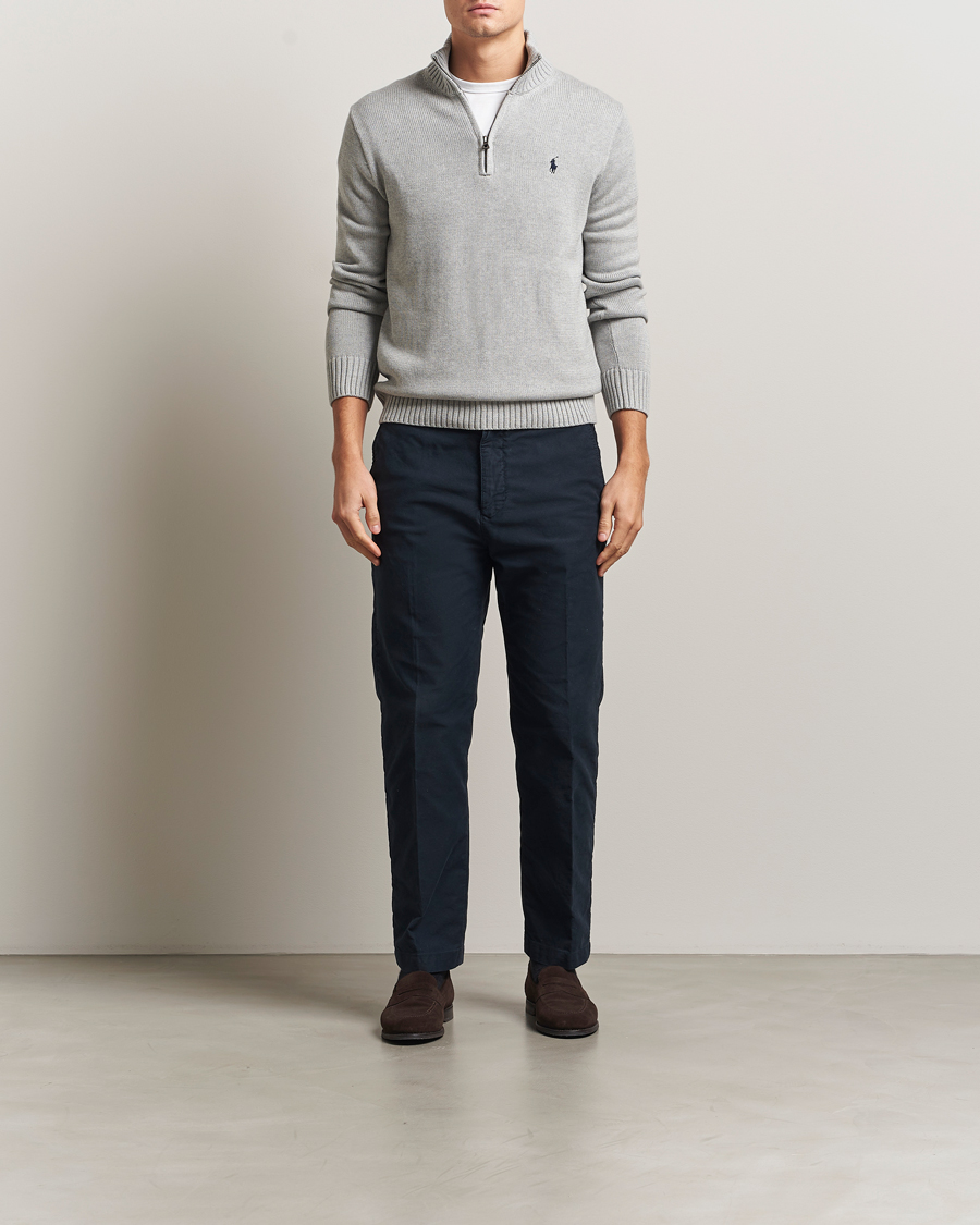 Heren | Truien | Polo Ralph Lauren | Cotton Pullover Half Zip Andover Heather