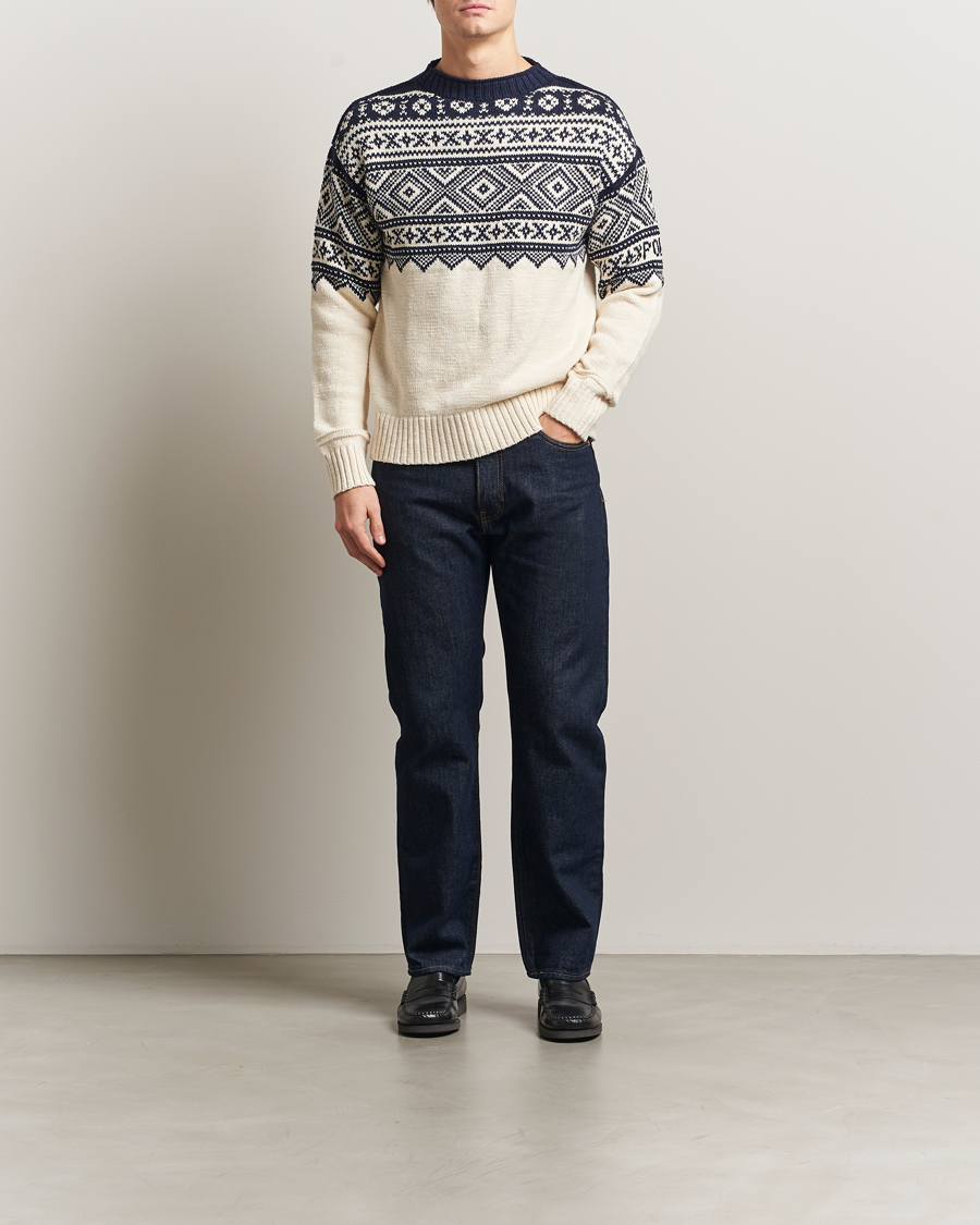 Heren | Truien | Polo Ralph Lauren | Cotton/Cashmere Sweater Cream Combo