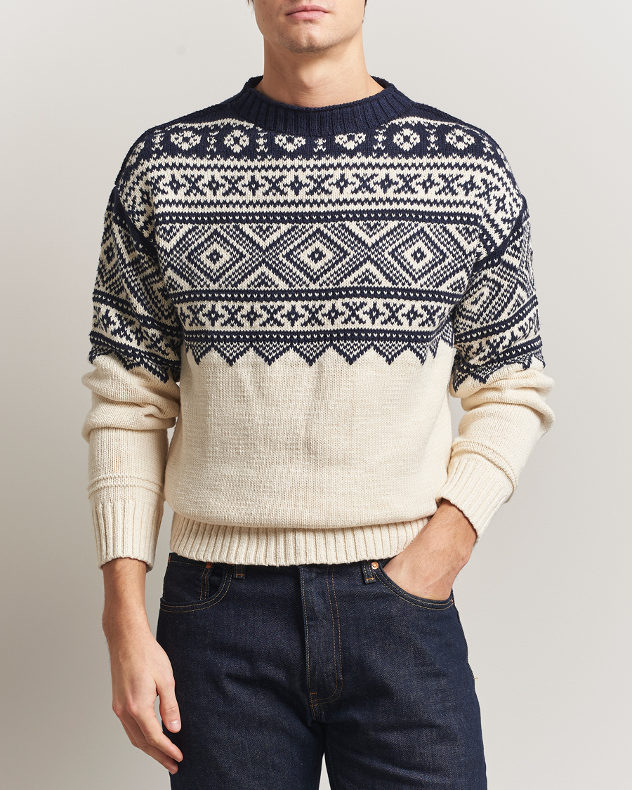 Heren | Truien | Polo Ralph Lauren | Cotton/Cashmere Sweater Cream Combo
