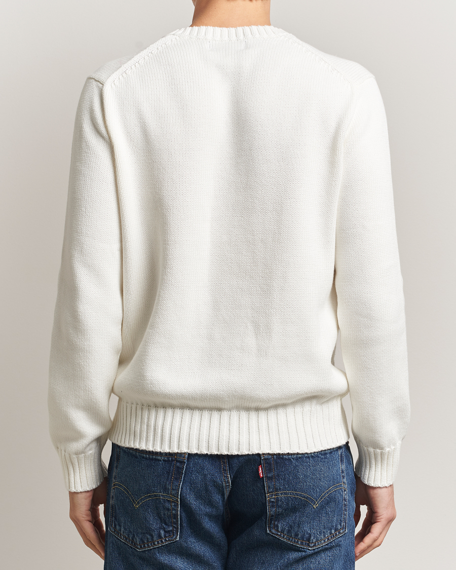 Heren | Truien | Polo Ralph Lauren | Cotton Flag Sweater Deckwash White