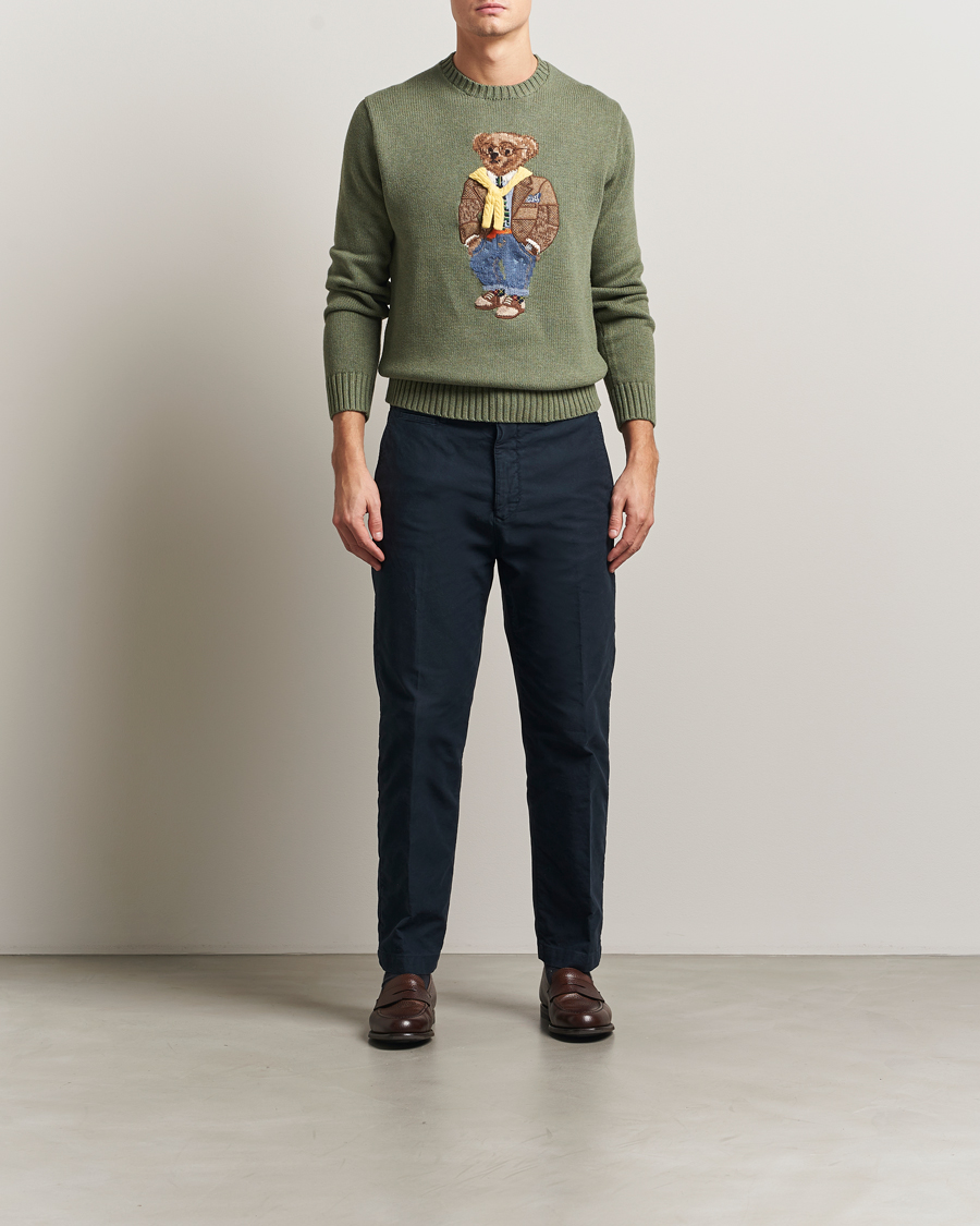 Heren | Truien | Polo Ralph Lauren | Cotton/Cashmere Bear Sweater Lovette Heather