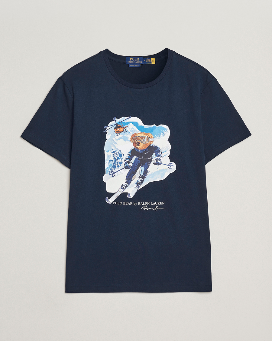 Heren | T-shirts | Polo Ralph Lauren | Printed Bear T-Shirt Worth Navy