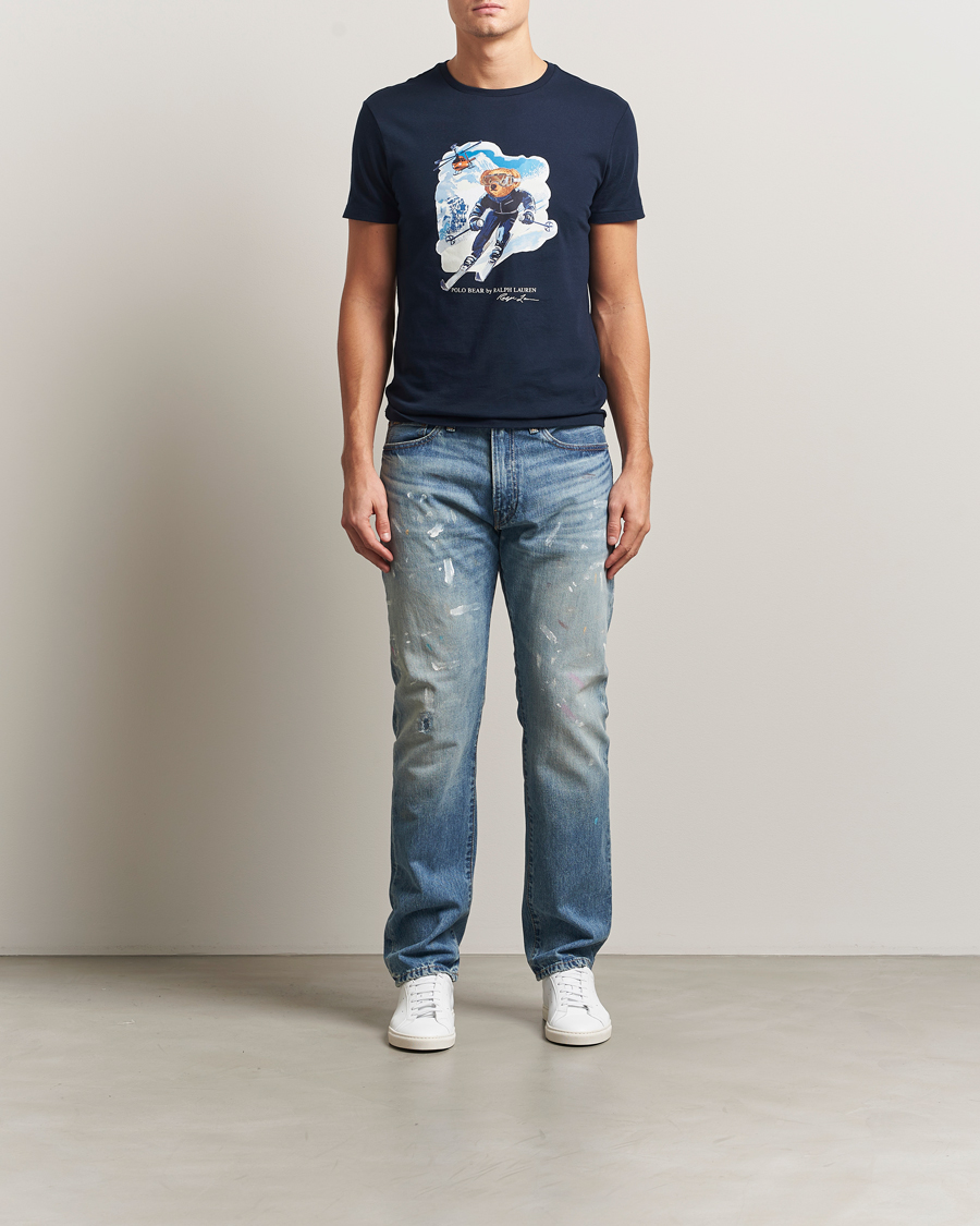 Heren | T-shirts | Polo Ralph Lauren | Printed Bear T-Shirt Worth Navy