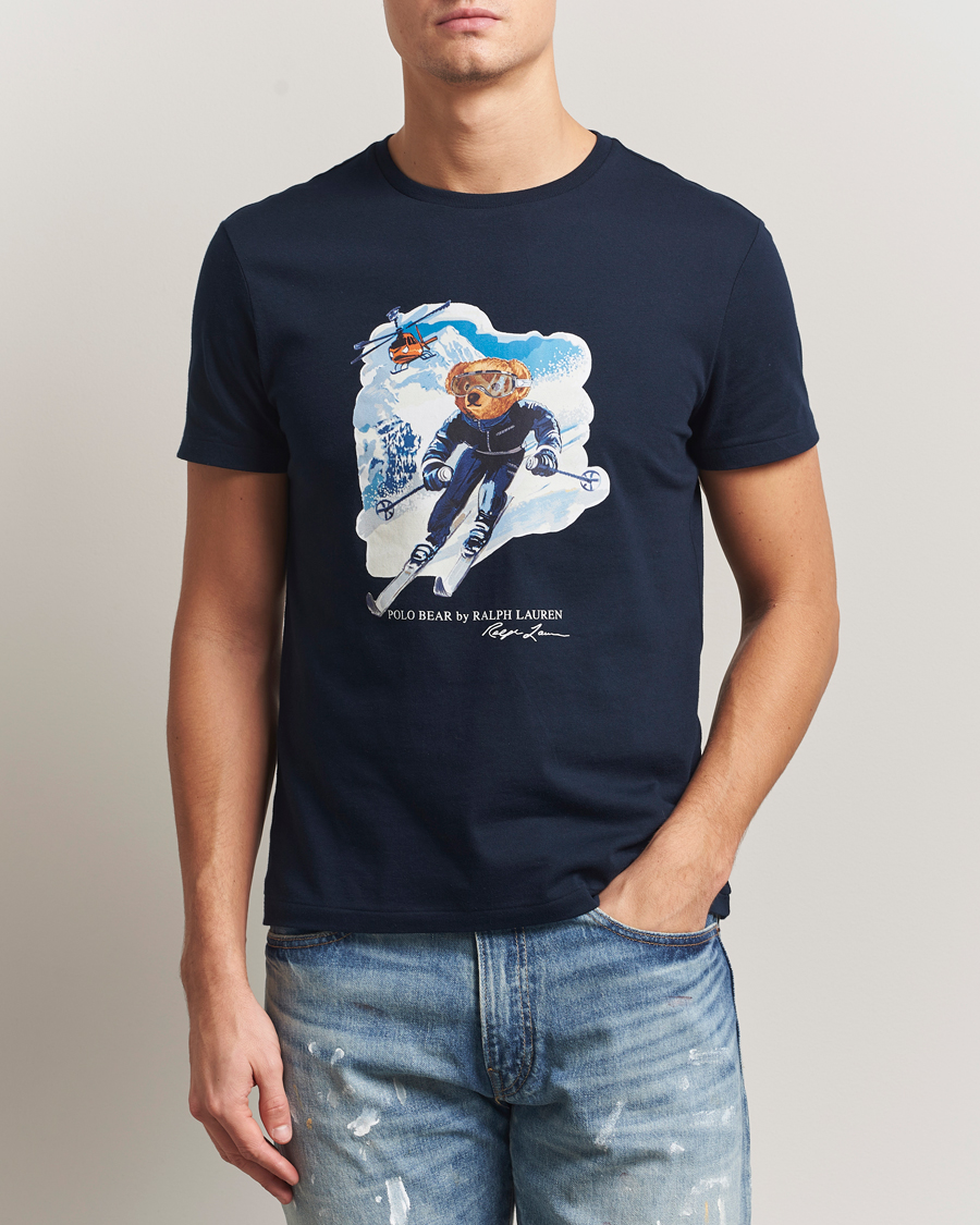 Heren | T-shirts | Polo Ralph Lauren | Printed Bear T-Shirt Worth Navy