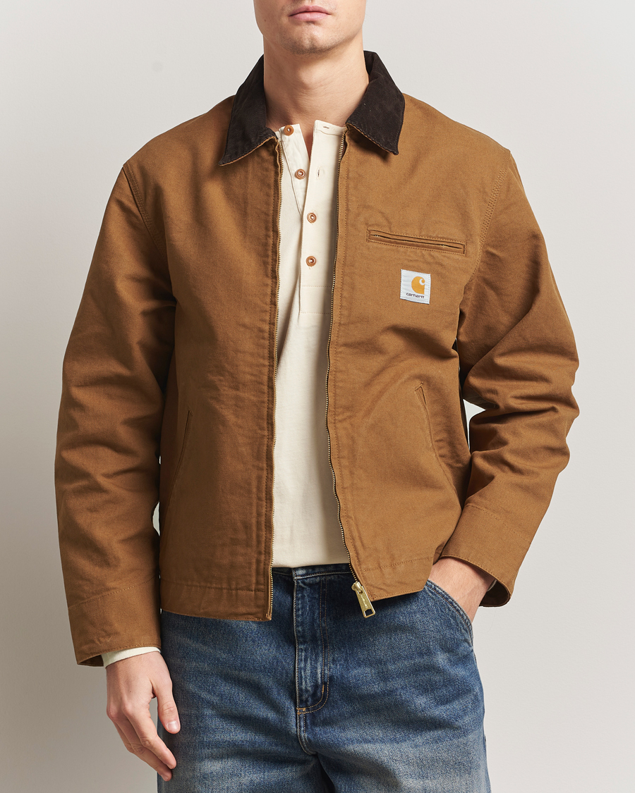 Heren | Jassen | Carhartt WIP | Detroit Jacket Dearborn Canvas Hamilton Brown