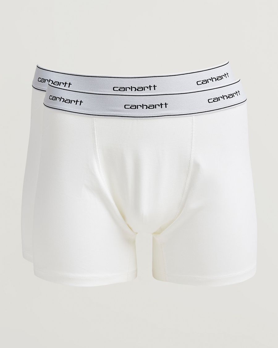 Heren | Ondergoed | Carhartt WIP | 2-Pack Cotton Trunks White