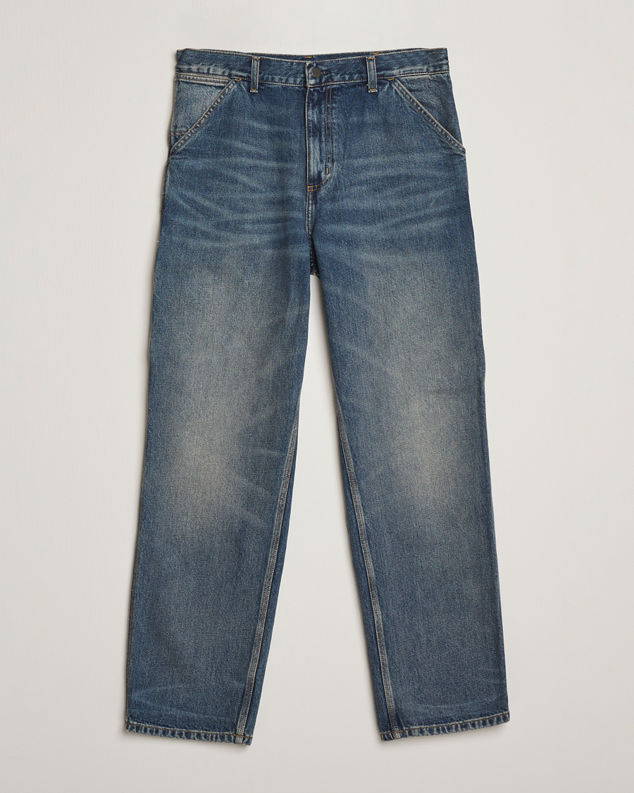 Heren | Overhemden | Carhartt WIP | Single Knee Pants Worn Used Wash